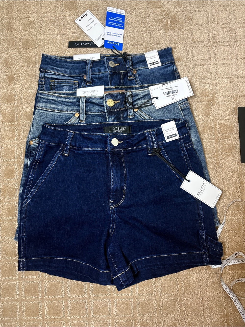 3 pair of Judy Blue Denim Shorts